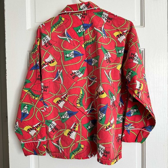 Nautical theme Joe Boxer JUST GO TO SLEEP! men's pyjamas sleepwear set Sz M - Picture 2 of 7